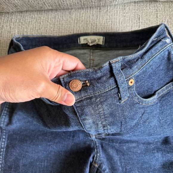 Madewell Mid-Rise Stovepipe Blue Denim Classic Straight Jeans - Picture 2 of 8